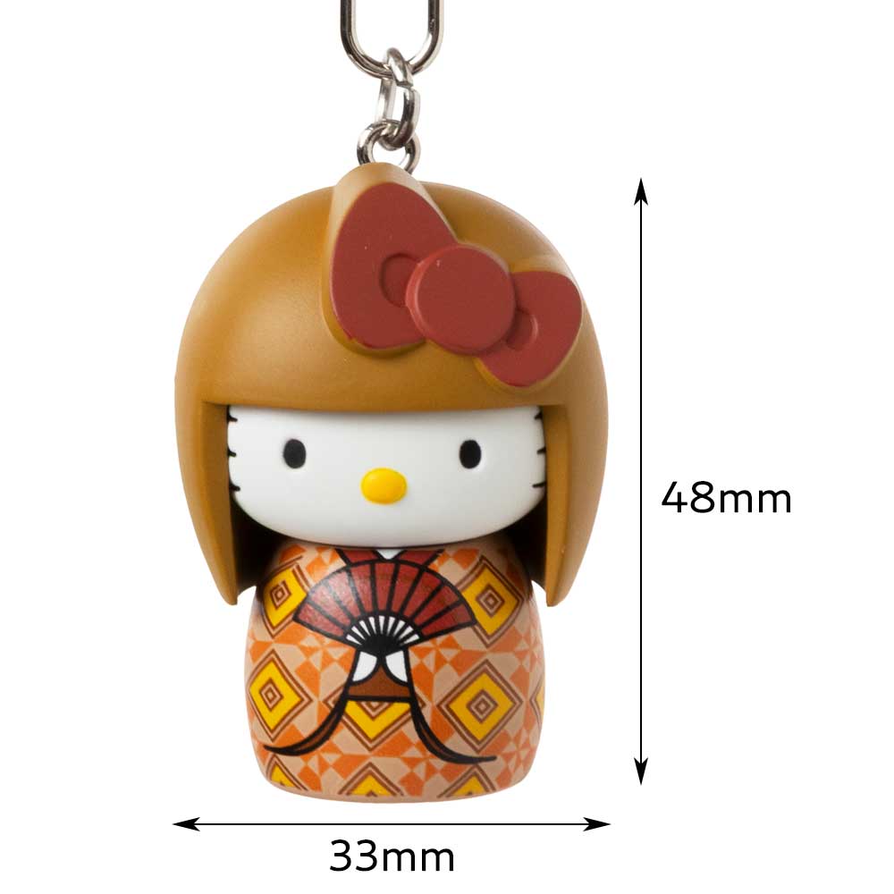 サンリオ ハローキティ こけしキーホルダー ご当地デザインキティ 箱根