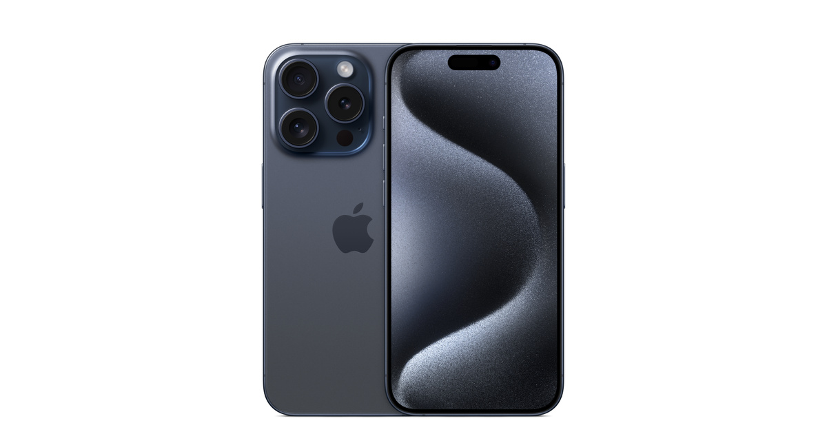 iPhone 15 Pro 512GB - ブルーチタニウム（SIMフリー）[整備済製品