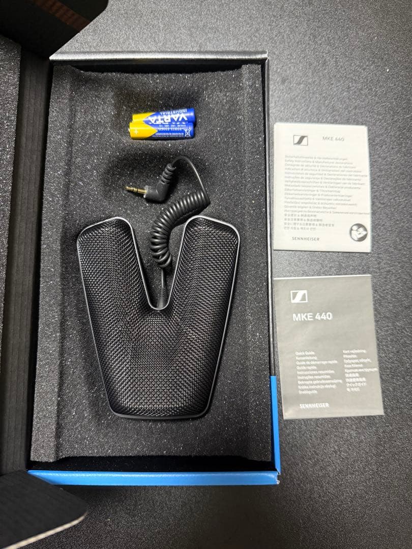 SENNHEISER ゼンハイザー MKE440 ステレオマイク 新品)SENNHEISER(ゼンハイザー) 小型ステレオショットガンマイク MKE