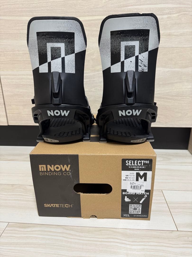 NOW SELECT PRO バインディング Mサイズ Now Select Pro Snowboard Bindings | SkatePro