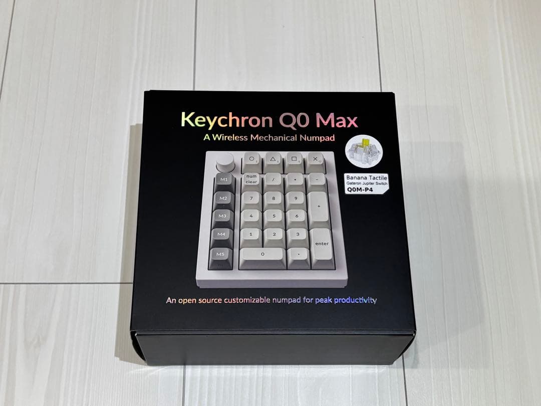 キークロン バナナ軸Keychron Q0 Max QMK 黄軸 Keychron Q1 Max QMK/VIA JIS バナナ軸 買ってみた · RakuBlog